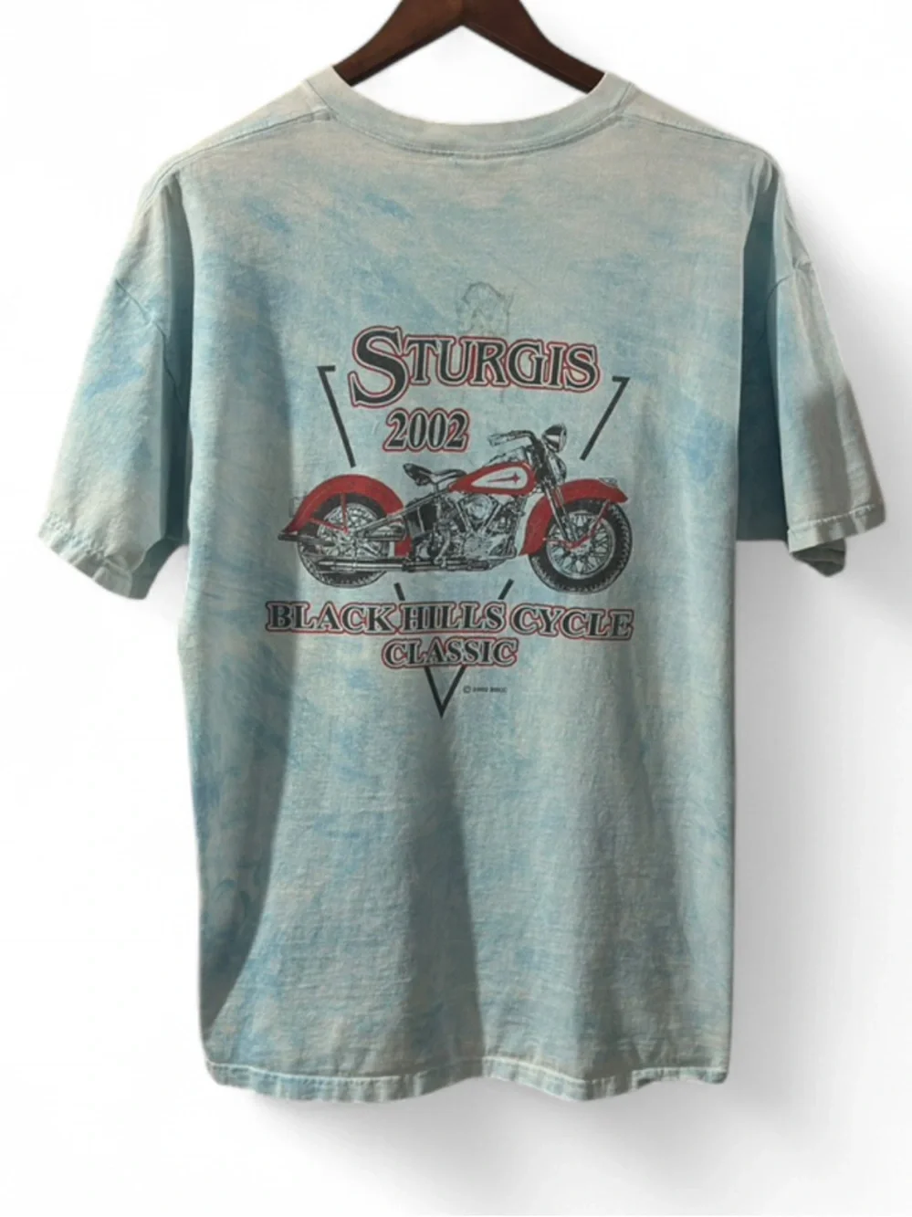 VTG 2002 Sturgis Black Hills Rally Graphic T-Shirt Size Men’s 2XL